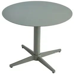 Gartencouchtisch Mill – Rund, Nordic Green, Ø 60 cm – Aluminium - Eleganter Gartencouchtisch im modernen Nordic Green für unvergessliche Momente im Freien. Der einbeinige Aufbau bietet Bewegungsfreiheit, während das pflegeleichte Aluminium für Langlebigkeit sorgt.