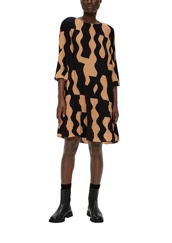 s.Oliver Minikleid mit Plisseefalten