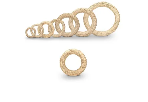 NaDeco Bastelnaturmaterial Strohkranz natur Ø 25 x 5cm