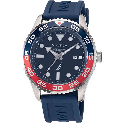 Herrenuhr NAUTICA PACIFIC BEACH NAPPBF144 Silikon Blau Sub 100mt