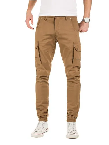 Yazubi Z1206 Herren Cargohose in braun von Yazubi