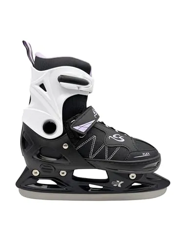 Cox Swain verstellbare Schlittschuhe Frosty für alle Altersgruppen - Einfache Größenverstellung ohne Werkzeug! Der bequeme Softboot passt sich individuell an und bietet Sicherheit durch verstärkte Kufen. Ideal für ein sicheres Fahrerlebnis bis 100 KG.