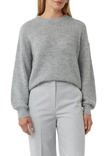 Comma Strickpullover aus Wollmix – Weich und Bequem - Relaxed Fit Strickpullover aus hochwertigem Wollmix, ideal für jeden Tag. Mit Rundhalsausschnitt und Knopfleiste, bietet er perfekten Tragekomfort und Stil.