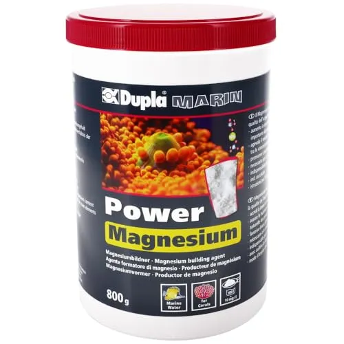 Dupla Marin Power Magnesium - 800 g - Entdeckerspielzeug für Riffaquarien, unterstützt den Magnesiumgehalt und das natürliche Ionen-Gleichgewicht, fördert gesundes Korallenwachstum.