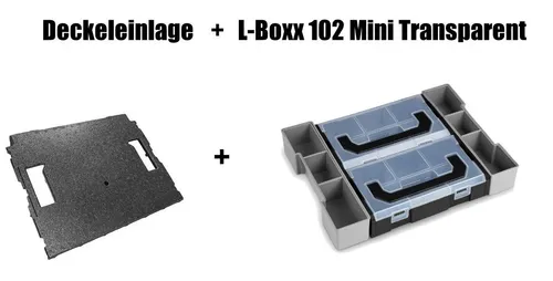 Bosch-Sortimo Werkzeugkoffer L-BOXX 102 - leerer Kunststoff Klappkoffer, extrem robust und vielseitig einsetzbar, ideal für Handwerker und Bastler