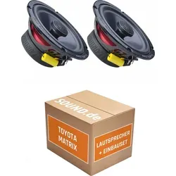 Ground Zero GZRF 6.5SQX Einbaupaket für Toyota Matrix - Hochwertiges Lautsprecher Einbaupaket mit 2x Tief-Mitteltöner und integriertem Hochtöner für kraftvollen Sound. Ideal für den Austausch in Fahrzeugen, sorgt für ein verbessertes Klangerlebnis.