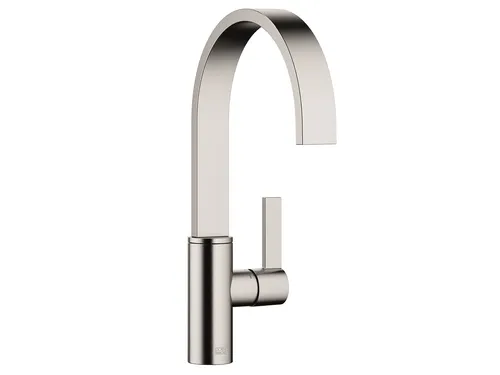 Dornbracht MEM Einhebelmischer Chrom Gebürstet – Hochwertige Hochdruckarmatur - Küchenarmatur aus gebürstetem Chrom, vereint modernes Design mit Funktionalität für eine elegante Küche.