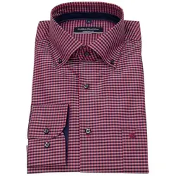 CASAMODA Businesshemd kariert Comfort Fit - Herrenhemden aus reiner Baumwolle mit bequemer Comfort Fit Passform und bügelfreiem Design, ideal für den gepflegten Bürolook.