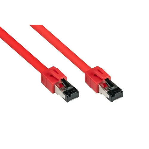 Good Connections® RNS® Patchkabel Cat. 8.1, S/FTP, PiMF, halogenfrei (LSZH), 2000MHz, 40Gbit/s, rot, 10m