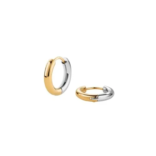 Rosefield Damen Ohrringe Duotone Hoops Gold Ohrstecker Schmuck JEDHG-J710