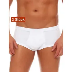 Cocain underwear Slip Herren Unterhose Slip Feinripp Schlüpfer weiß Eingriff 100% Baumwolle (Spar-Packung, 3-St) 100% Baumwolle weiß 7 (XL)
