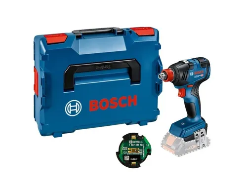 Bosch Akku-Drehschlagschrauber GDX 18V-200 C + GCY 30-4 - Akkuschrauber mit 18V Spannung, ideal für kraftvolle Anwendungen, ohne Batterie, perfekt für Profis und Heimwerker