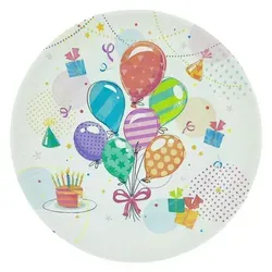 Teller, Pappe rund Ø 23 cm 