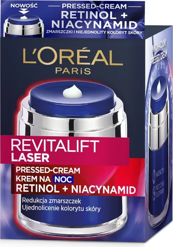 Loreal REVITALIFT LASER Faltenreduzierende Nachtcreme 50ml