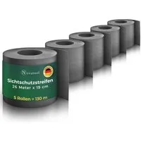 Novatool PP 260m Zaunsichtschutzrollen Anthrazit für Doppelstabmattenzaun - Hochwertige Sichtschutzstreifen aus langlebigem Polypropylen für maximalen Sichtschutz und Privatsphäre. Ideal für Zäune, Balkone und Gärten. Wetterfest und einfach einzufädeln – für eine ansprechende Optik und optimale Abdeckung.
