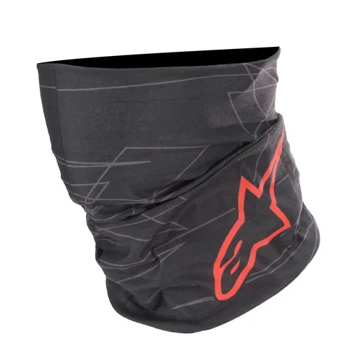 Alpinestars MM93 Pattern Multifunktionstuch, schwarz-rot - Multifunktionstuch aus 100% Polyester-Mikrofaser, nahtlos für höchsten Komfort und mit einzigartigem grafischem Digitaldruck.