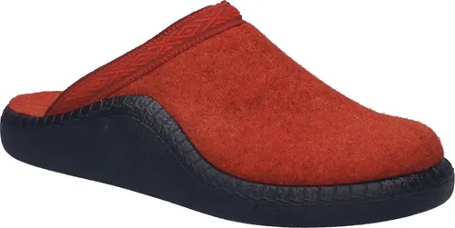 JOSEF SEIBEL Monaco D 05 | Damenhausschuh in Rot - Größe 35 - Der JOSEF SEIBEL Monaco D 05 ist ein bequemer Damenhausschuh aus hochwertigem Filz. Mit warmem Textilfutter und flexibler Sohle bietet er perfekten Komfort für entspannte Stunden zu Hause. Ein stilvoller Begleiter für die kalte Jahreszeit.