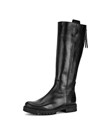 Gabor Stiefel schwarz 38,5 EU (5,5 UK) - Stilvolle Stiefel aus hochwertigem Glattleder mit herausnehmbarer Einlegesohle für optimalen Tragekomfort – ideal für jeden Anlass.