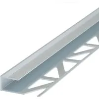 Dalsys Abschlussprofil 100cm Aluminium Silber Abschlussleiste