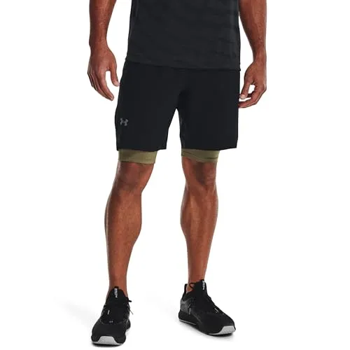 Under Armour Herren geweven Shorts, Schwarz, S EU in schwarz von Under Armour