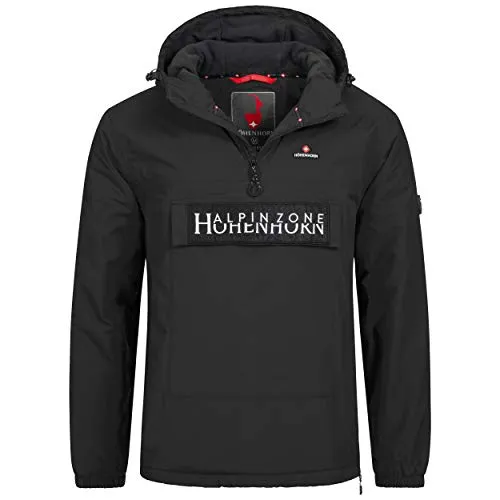 Höhenhorn 27O14 Allesso Herren Winter Jacke Schwarz Gr. 3XL - Funktionsjacken mit wasserabweisendem Material (10.000mm) und atmungsaktivem Fleece-Innenfutter, ideal für kalte Wintertage und optimale Bewegungsfreiheit.