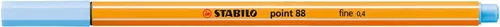 STABILO FINELINER POINT 88 EISBLAU 0,4 mm TINTENSCHREIBER