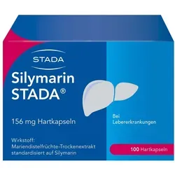 SILYMARIN STADA 156 mg Hartkapseln - Leberunterstützung - Arzneimittel zur Unterstützung der Leberfunktion, mit 156 mg Silymarin pro Kapsel für eine effektive Wirkungsweise, 100 Hartkapseln.