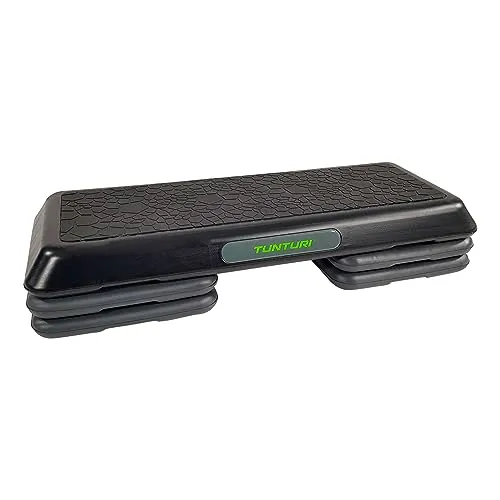 Tunturi Verstellbarer Aerobic Stepper, Step Bank, XXL, 3 Stufen, rutschfest