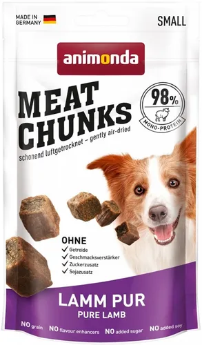 ANIMONDA Meat Chunks Lamb  - leckerli für hunde - 60g animonda 4017721829298