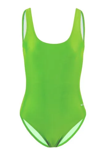 Beco Beermann Badeanzug BECO-Basic in sportlicher Optik neongrün Größe 40 - Sportlicher Badeanzug in leuchtendem Neongrün, ideal für den Wassersport. Mit breiten Trägern für optimalen Halt und aus hochwertigen Materialien gefertigt.