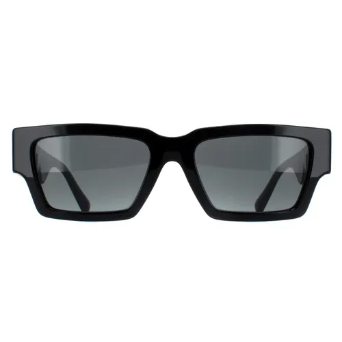 Versace VE4459 GB1/87 Sonnenbrille - Unisex Sonnenbrille in Schwarz mit grauen Gläsern, bietet optimalen UV400 Schutz und stylishen Look für jeden Anlass.