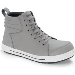 Birkenstock QS 700 NL Gray Arbeitsschuh für Damen und Herren - Sicherheitsschuhe der Schutzklasse S3 mit Stahlkappe und rutschhemmender Nitril-Gummi-Sohle für maximalen Schutz und Komfort bei der Arbeit.