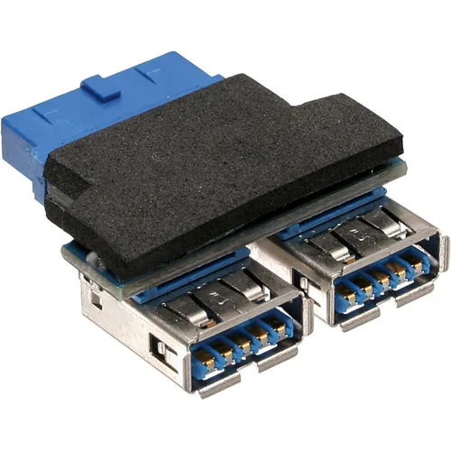 KAB InLine USB 3.0 Adapter 2x Buchse A auf Pfostenanschluss