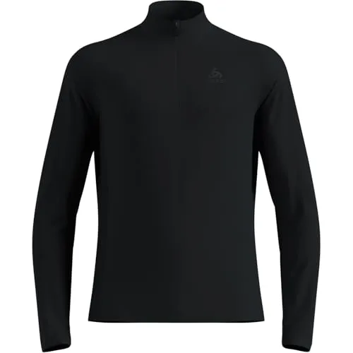 Odlo Longsleeve Pullover ESSENTIAL LIGHT schwarz XXL - Leichter Ski-Pullover aus 100% Polyester für optimalen Komfort und Bewegungsfreiheit. Ideal für aktive Wintersportler.