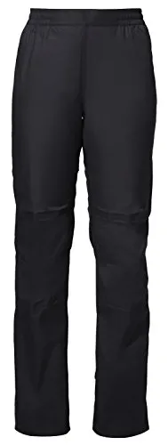 VAUDE Damen Rad Regenhose Drop Pants II - Leichte, wasserdichte Regenhose für Radfahrer. Extrem packbar und atmungsaktiv, ideal für Touren. Mit reflektierenden Elementen für bessere Sichtbarkeit.