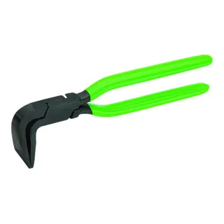 Freund Falzzange 40 mm 90 Grad - Falzzange mit 90 Grad gebogener Zange, aus hochwertigem Werkzeugstahl für Langlebigkeit. Komfortable, leichtgängige Handhabung mit ergonomischen, tauchisolierten Griffen.