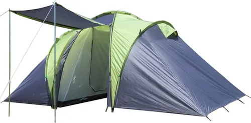 Explorer 4-Personen Familienzelt - Tunnelzelt für Camping - Geräumiges Tunnelzelt mit 3000 mm Wassersäule, ideal für Familien-Camping. Maße: 420 x 210 x 180 cm, leicht und kompakt mit nur 6,6 kg.