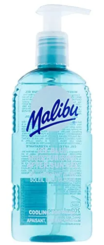 Malibu Sun After Sun Care, kühlendes und beruhigendes Feuchtigkeitsgel, eisblau, 200 ml