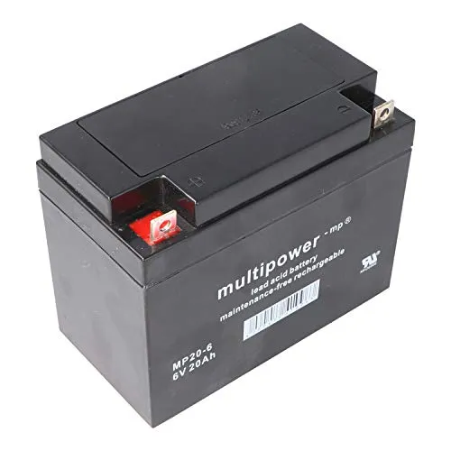 Multipower Bleiakku MP20-6 (6V / 20 Ah), wartungsfrei