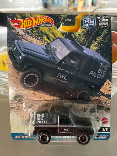 Hot Wheels Premium 2023 HW Off Road 3/5 Schwarz 1993 Mercedes-Benz G-Klasse