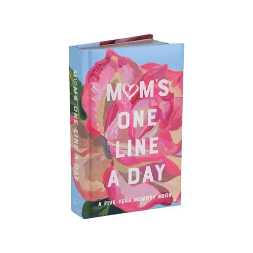 Mom's Floral One Line a Day: A Five-Year Memory Book
