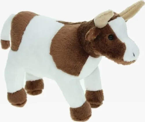 Cornelissen - Kuscheltier - Kuh mit braunen Flecken - 23 cm