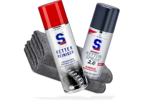 detailmate Reinigungs-Set Motorrad Reiniger Set Dr. Wack - Mikrofaser - Waschhandschuh, Motorrad Reinigungs Set