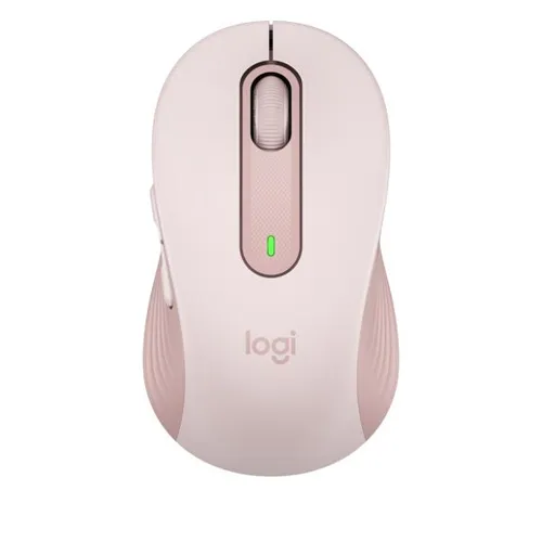 Logitech Signature M650 M - Kabellose Rose Maus, SilentTouch-Technologie für leises Arbeiten und präziser 2000 dpi Sensor
