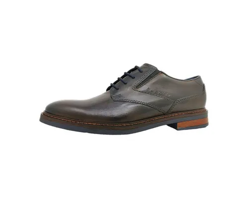 bugatti Schnürer Schnürschuh in Braun, Größe 43 EU - Eleganter Schnürschuh aus hochwertigem Leder, ideal für den täglichen Gebrauch. Mit einer komfortablen Gummisohle und optimalem Tragekomfort.