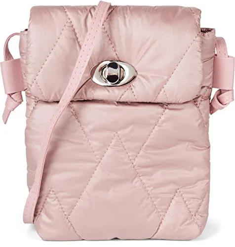 styleBREAKER Damen Mini Bag Umhängetasche mit Rauten Steppmuster - Modische Umhängetasche mit Drehverschluss und langem Schultergurt, vielseitig tragbar als Schulter- oder Crossbody Bag. Perfekt für den Alltag!