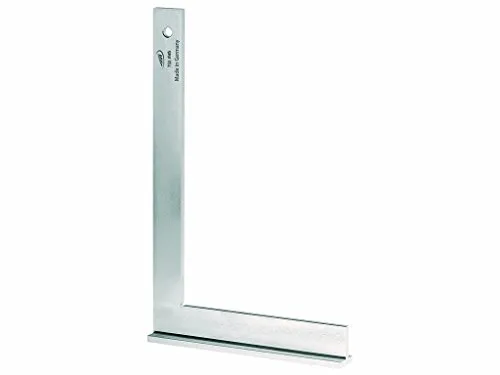 Helios Preisser Schlosserwinkel 750 x 375 mm – Verzinkt mit Anschlag - Winkel für präzise Messungen, ideal für Handwerk und Bauprojekte, robust verzinkt für lange Haltbarkeit.