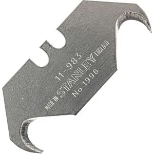 Stanley Cuttermesser-Klingen 1996, Hakenklinge, 19mm aus Stahl, 10 Stück