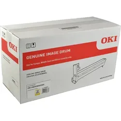 Oki Trommel 46438001 Yellow - Original Trommel mit hoher Kapazität für bis zu 30.000 Seiten, ideal für OKI C 823 und C 833 Serien