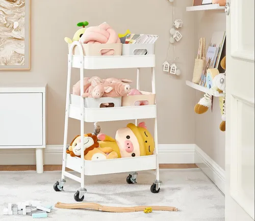 SONGMICS Rollwagen mit 3 Ebenen von SONGMICS